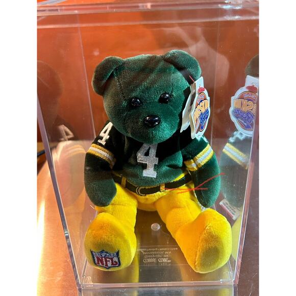 Pigskin Bears Green Bay Packers NFL Bear: Brett Favre #4 - August 1999 - Picture 2 of 7
